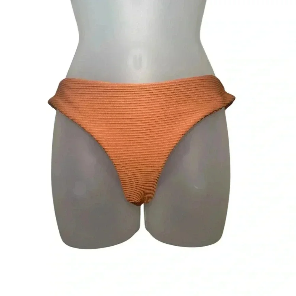 L*Space New NWT Orange Sandy Gia Ribbed Bottom Size XL